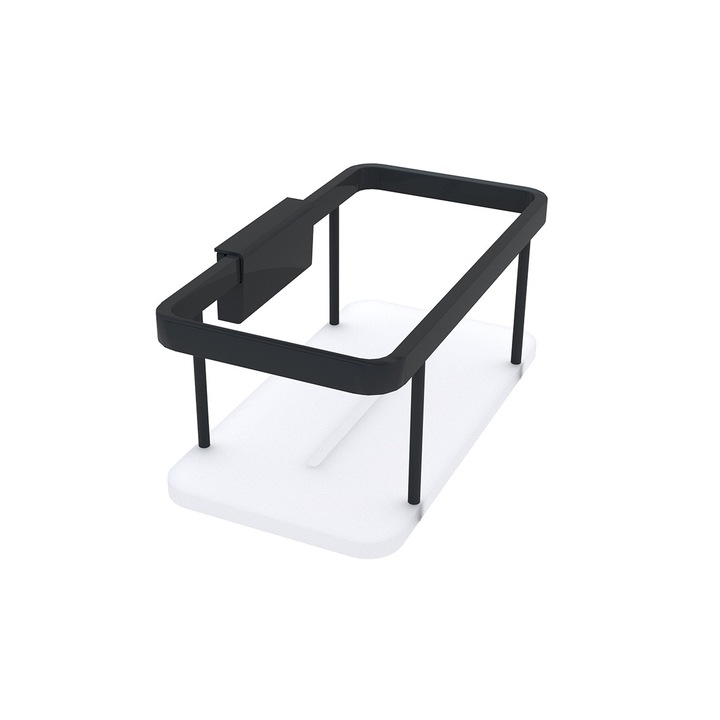 Подпора за баня, NIMCO, Ki-14015-B-90, черен акрил, 8 мм, 2 кг