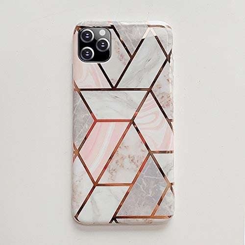 Husa protectie pentru Samsung S20 Ultra Soft IMD TPU Marble Geometric Alb
