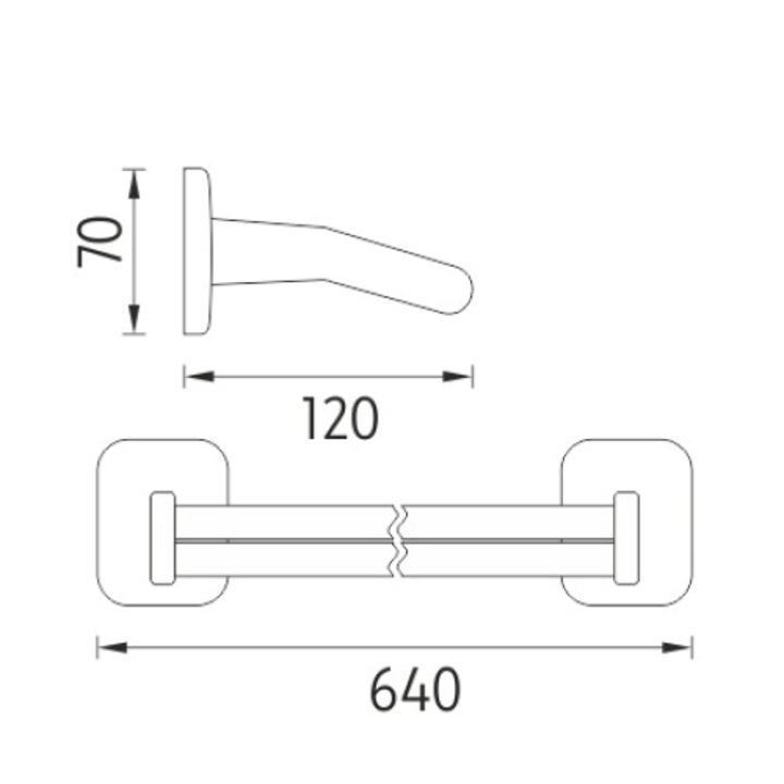 Закачалка за кърпи Nimco