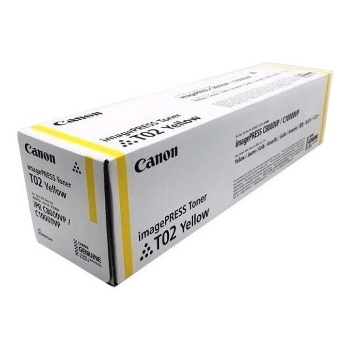 Cartus imprimanta Canon T02, original, galben, 1 bucata