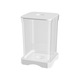 Acvariu desktop YANYXR cub alb 17.7x11.8x11.8cm cu iluminare LED si auto-curatare
