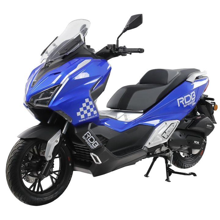 Scuter benzina RDB SPEEDER, Euro 5+, 125cc, 4 timpi, Albastru + CIV inclus