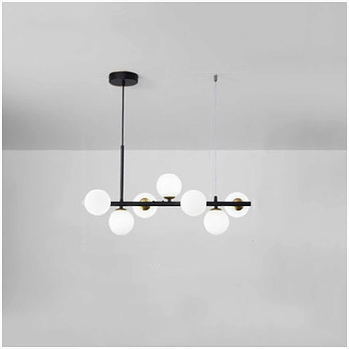 Lustra SUEVA® LED cu 7 Glob Alb Mat G9 Becurile Nu Sunt Incluse