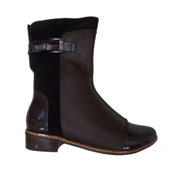 Botine cu talpa joasa ,D&J Exclusive, Maro Botine cu talpa joasa ,D&J Exclusive, Maro