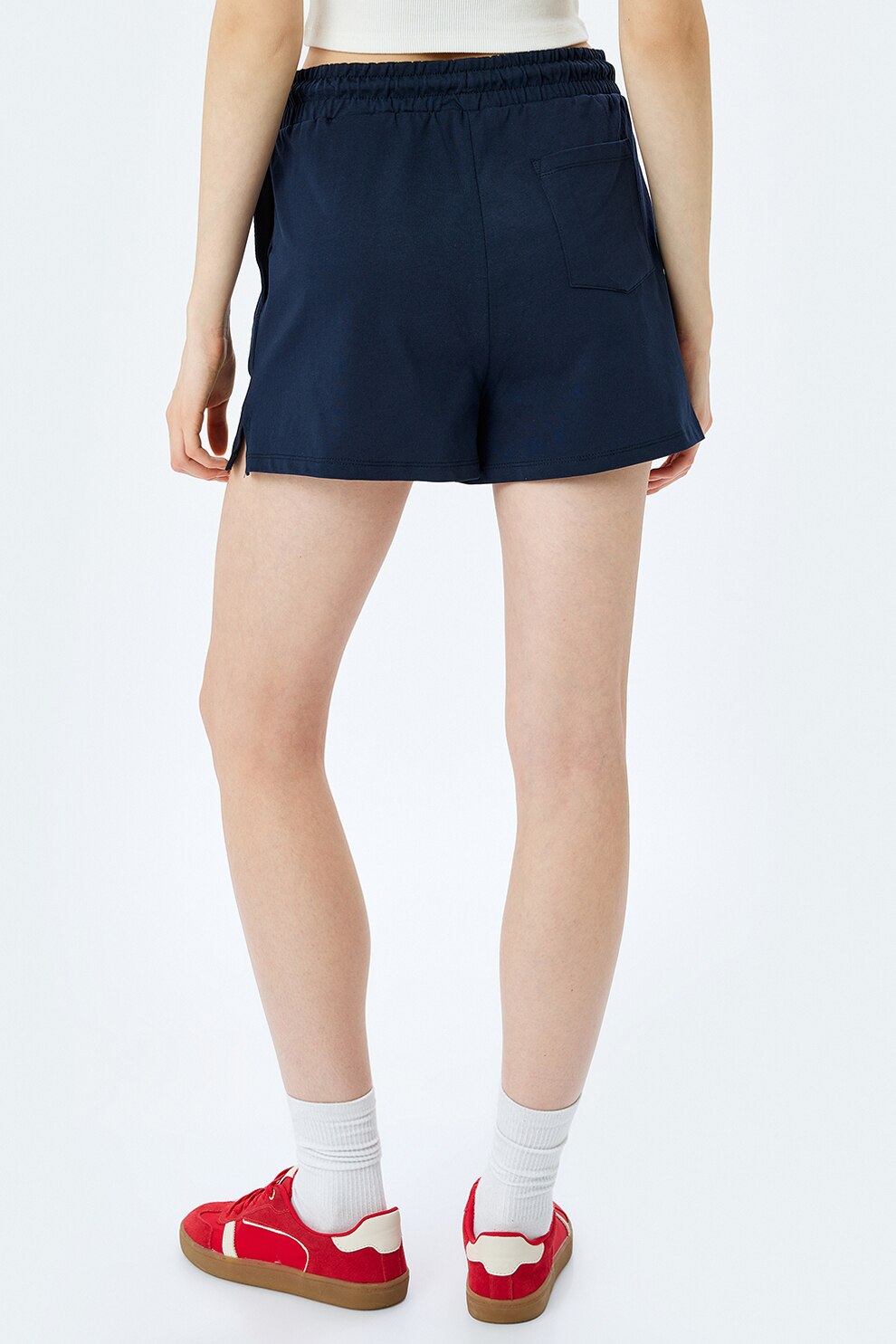 kottanさん KOTON, Pantaloni scurti cu snur in talie, Bleumarin, S - eMAG.ro