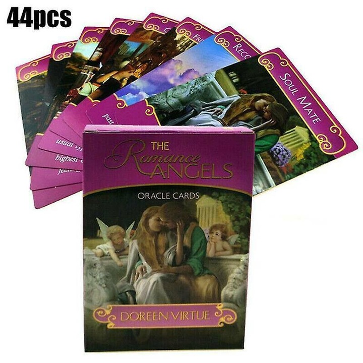 Комплект от 44 карти Таро за Оракул, настолни игри, 10,1x7,4 см, златни
