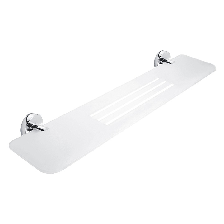 Подпора за баня, NIMCO, 60 см, хром, монтаж чрез залепване или пробиване