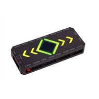 Controler ventilator, JESWO, hub 5V, 9 interfete PWM/ARGB, 368 efecte de lumina, telecomanda wireless, Negru