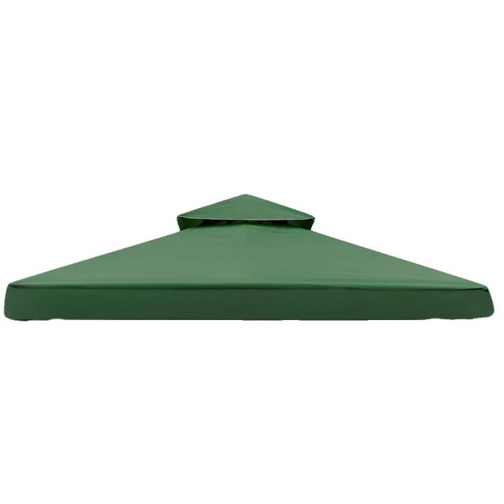 Copertina pavilion, verde cu doua straturi, 3m x 3m