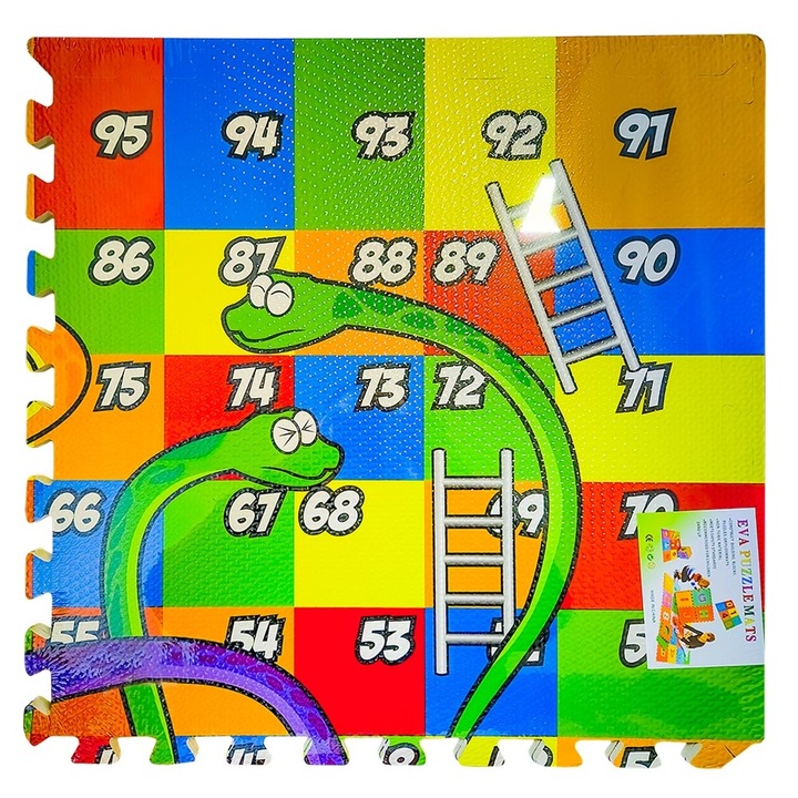 Covoras buretat, 60x60 cm, 4 buc, Serpisori