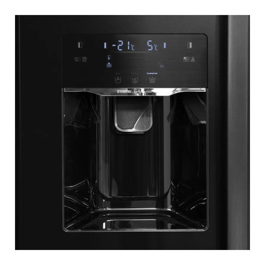 Frigider side by side cu dispenser apa/cuburi gheata