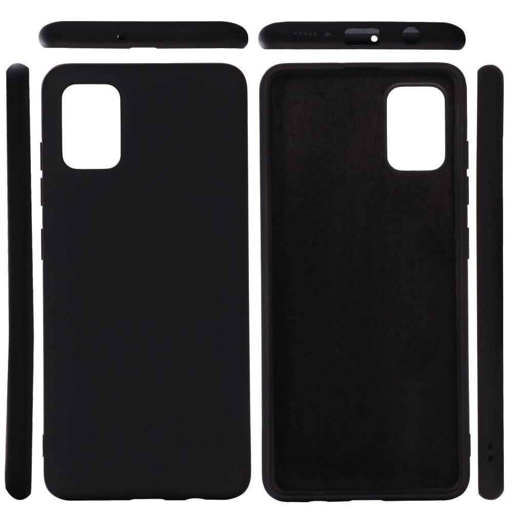 Husa protectie compatibila cu Samsung A71 Liquid Silicone Case Rosu
