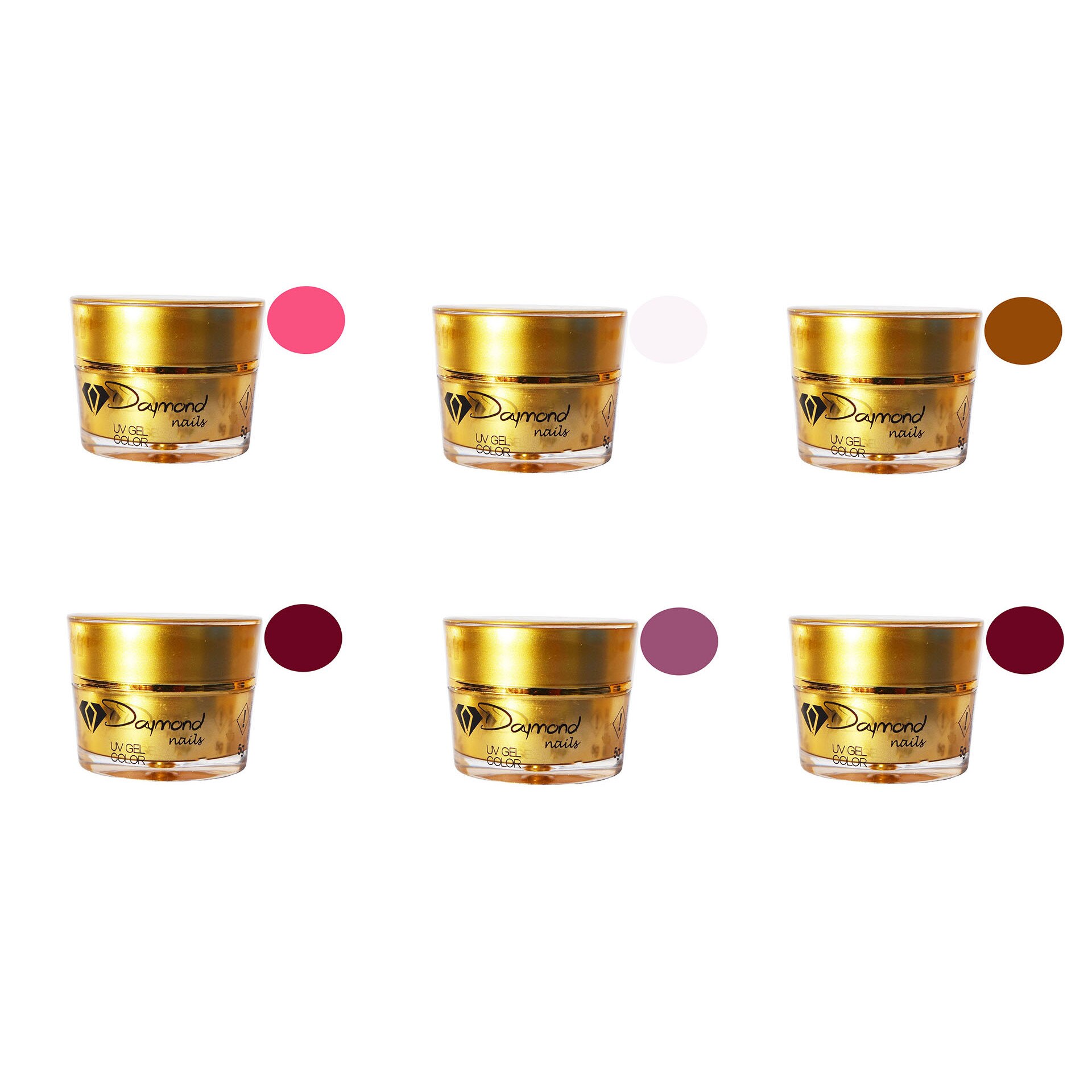 Kit Gel Color Daymond Nails 06 plus