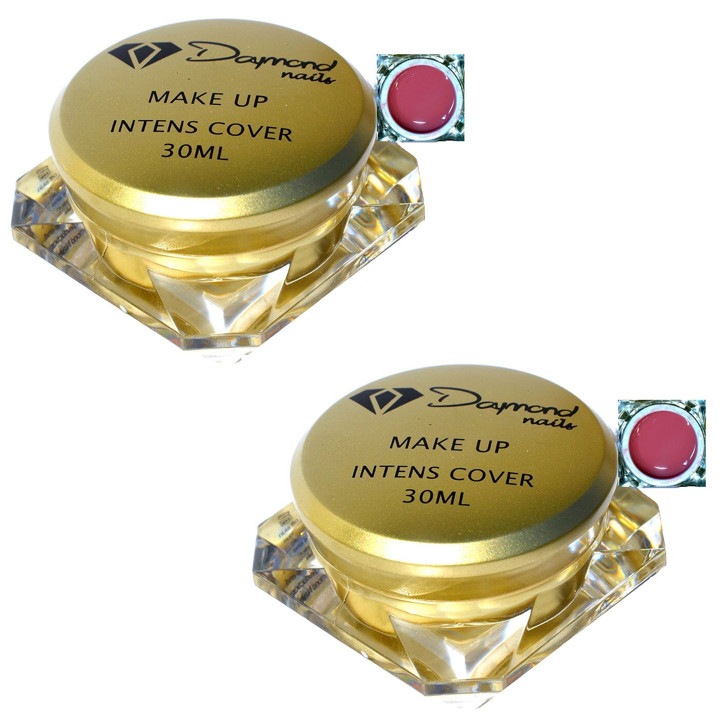 Set Gel uv Cover Intens Daymond Nails 02