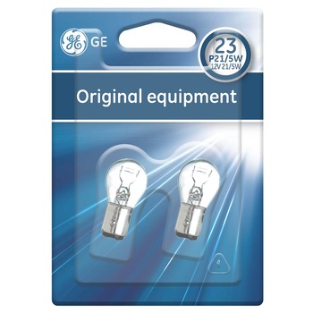 Bec auto auxiliar cu Halogen General Electric P21/5W, 12V, 21W, 440 lm, Blister 2buc Bec auto auxiliar cu Halogen General Electric P21/5W, 12V, 21W, 440 lm, Blister 2buc