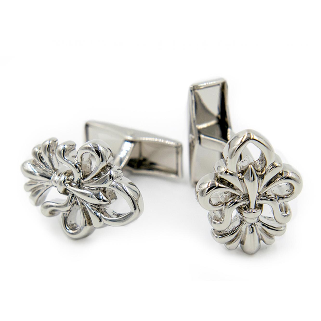 Butoni argintii unisex Gladiator - JERMYN'S