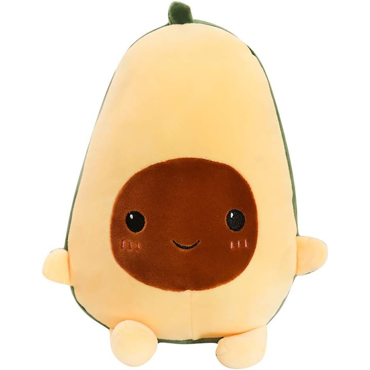 Jucarie de plus Avocado, Enforose, material UltraSoft, set de colectie, 30x20cm