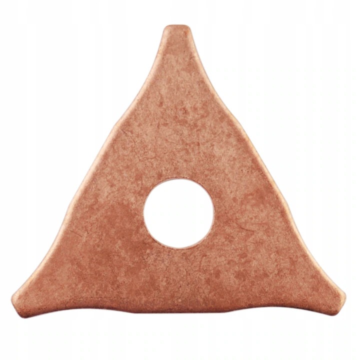 Triunghi pentru incalzire, Spotter, Bit, Cupru, Grosime 2 mm, Latime 50 mm, Diametru orificiu 10, 3 mm, Lungime 43, 5 mm, Set 1 bucata