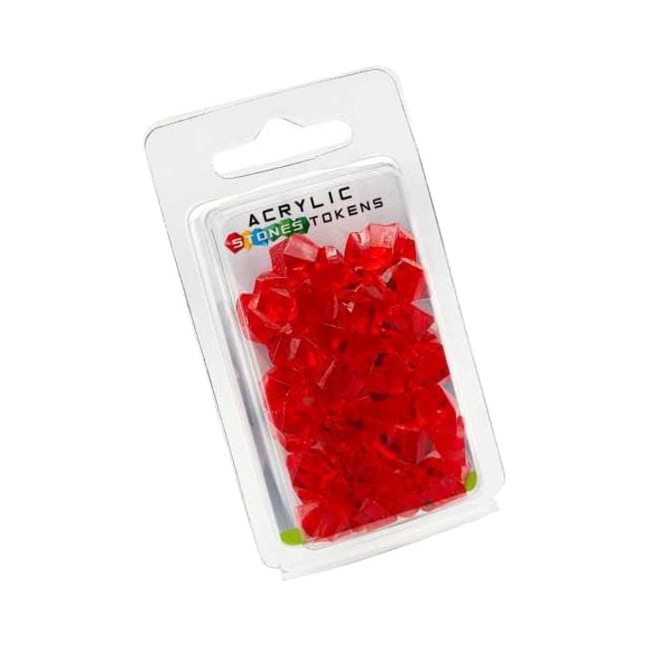 Játék kiegészítők, piros akril markerek, Green Stuff World, 40 db