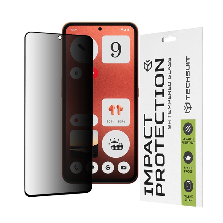 Стъклен протектор за Nothing CMF Phone 1 - Smartphosis Privacy - Черен