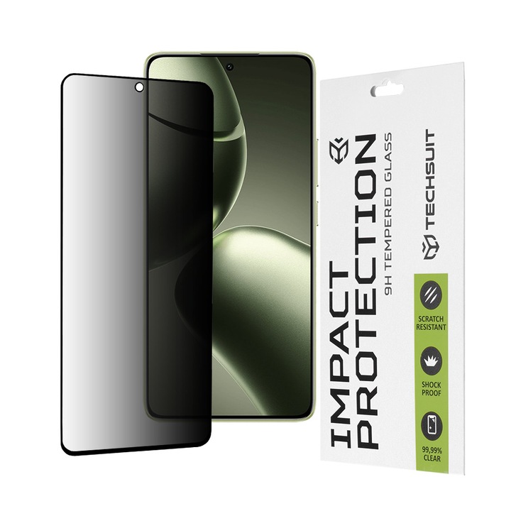 Стъклен протектор за Xiaomi 14T / 14T Pro - Smartphosis Privacy - Черен