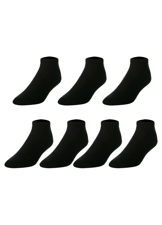 Sosete Scurte Negre pentru Femei - 7 perechi