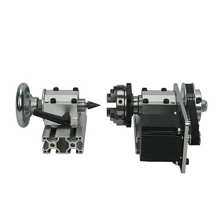 Ax rotativ pentru masina de frezat CNC, motor pas cu pas, controler offline