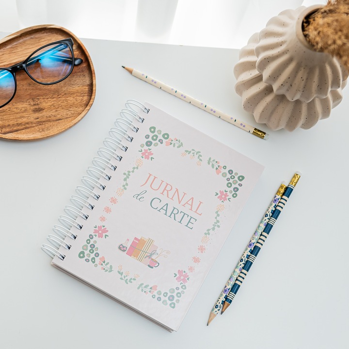 Jurnal de carte, hardcover, 300 pagini, A5