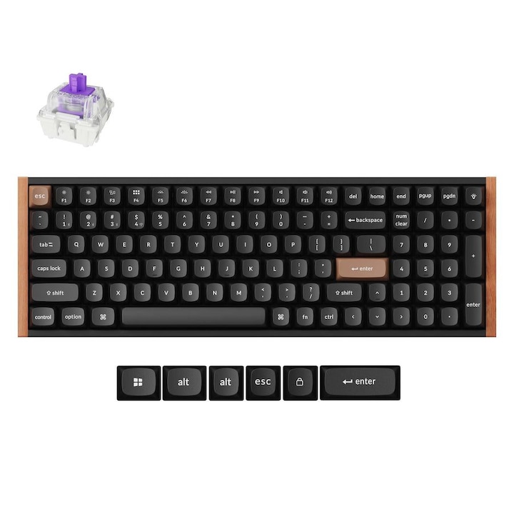 Claviatura mecanica Ducky One 2 Pro Mini, Cherry MX Blue, RGB, 60%, neagra