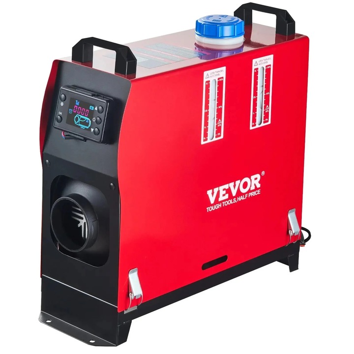Dízel légfűtő 8KW, Vevor, 12V, távirányító, alacsony üzemanyag-fogyasztás