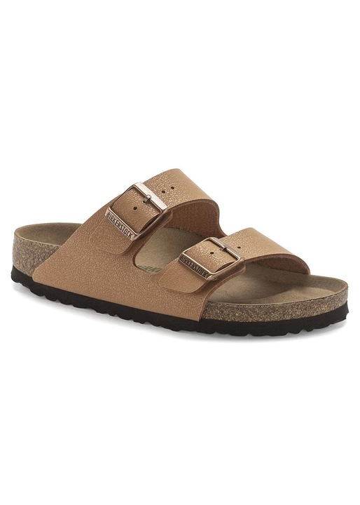 Papuci dama Birkenstock Arizona, Piele naturala, Bej, Bej, 43