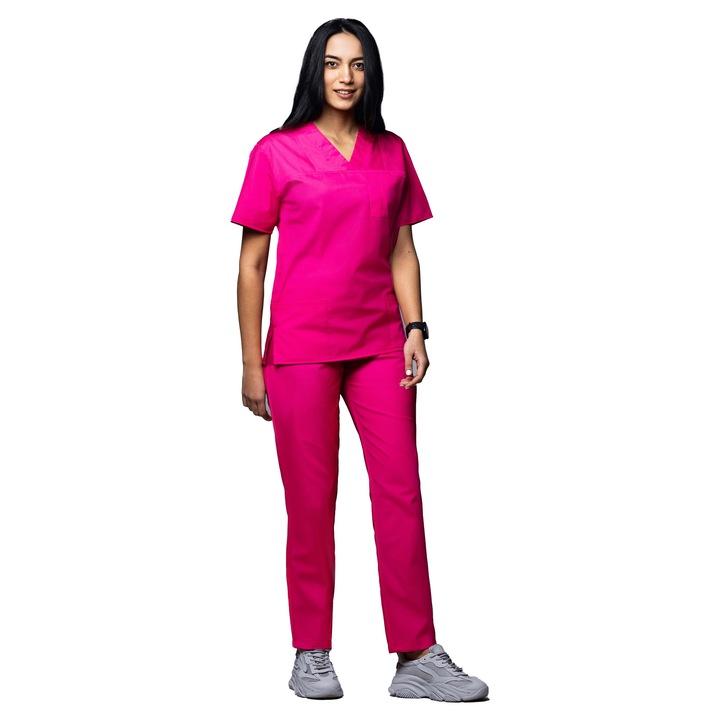 TAG ClassIQ női orvosi ruha, Ciklámen, XL