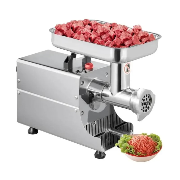 Електрическа месомелачка, 450W, капацитет 80 кг/ч, неръждаема стомана, 500x200x345 мм