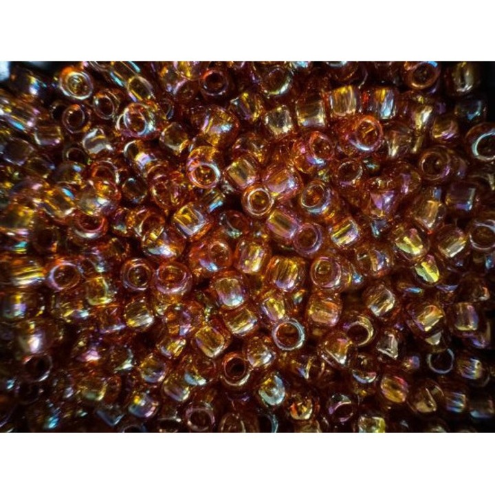 Margele japoneze din sticla pentru bijuterii handmade, rotunde 8/0, 162C, 10g