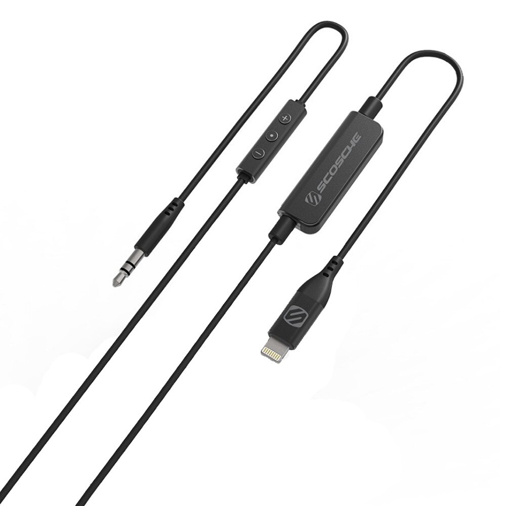 Cablu Lightning / Jack 3.5mm MFi, cu telecomanda de control casti cu fir iPhone 7/7 plus