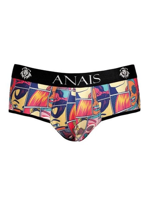 Szexi férfi bugyi, ANAIS, rajzfilmminta, poliamid/elasztán, Többszínű