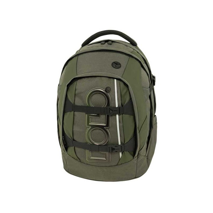 Ghiozdan Polo Cryptic, portocaliu si galben, 23L, 44x30x21cm