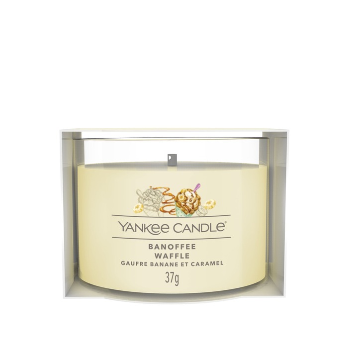 Yankee Candle mini Banoffee Вафлена свещ, ванилия, карамел, шоколад