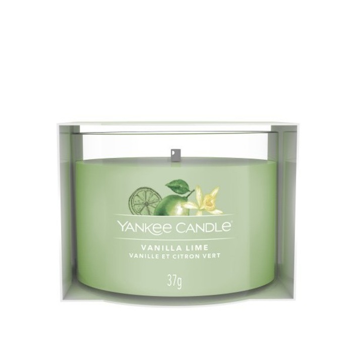 Мини свещ Yankee Candle, ванилия, лайм, 100 г