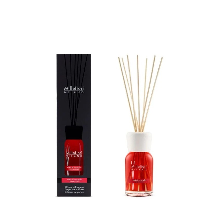 Betisoare parfumate, Millefiori Milano, 100ml Mela & Canella