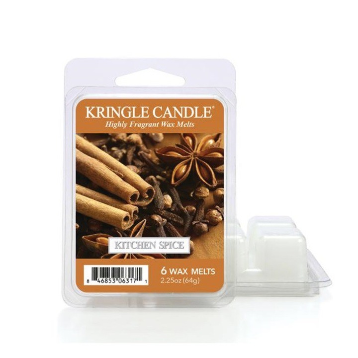 Ароматна свещ Kringle Candle Kitchen Spice, микс от подправки, 100 г