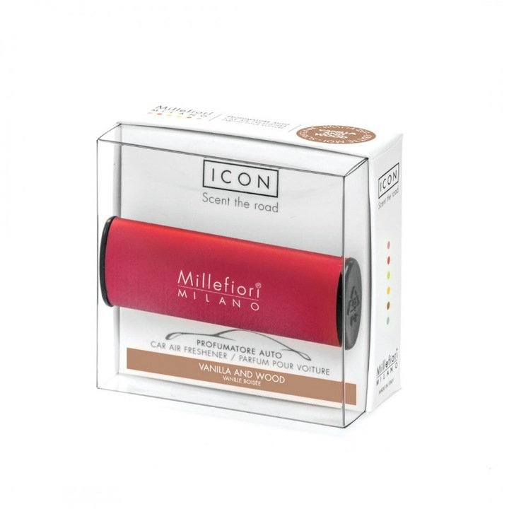 Odorizant auto, Millefiori Milano, vanilie/lemn