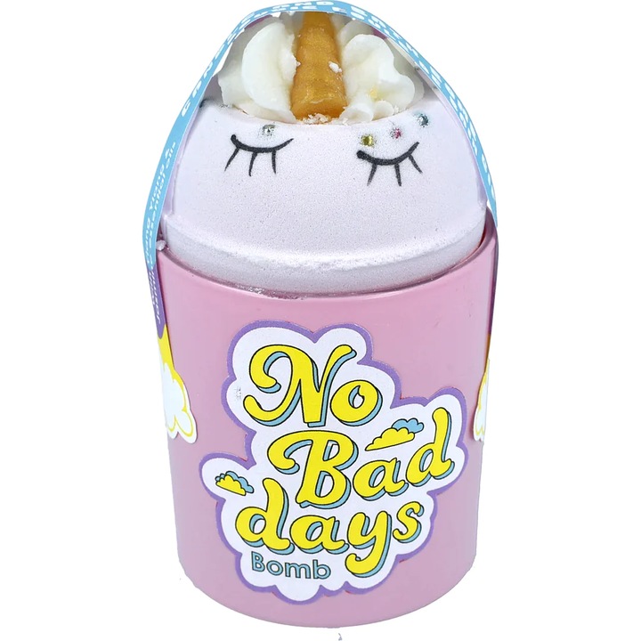 Подаръчен комплект - свещ и топка No Bad Days, Bomb Cosmetics