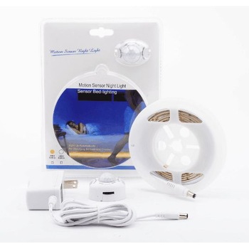 Banda LED cu senzor de miscare, 1.5m, IP65, DC12V, 30 LEDs/m Banda LED cu senzor de miscare, 1.5m, IP65, DC12V, 30 LEDs/m