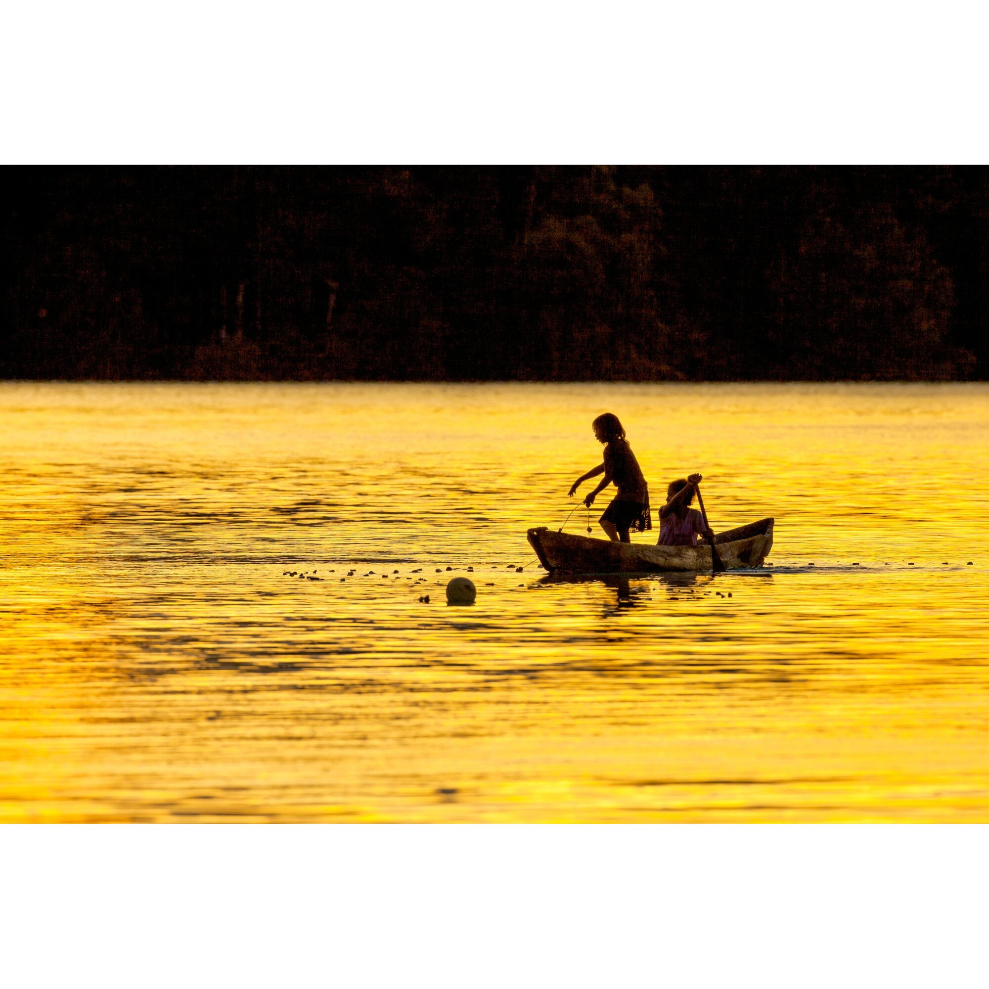 Tablou canvas, La pescuit,