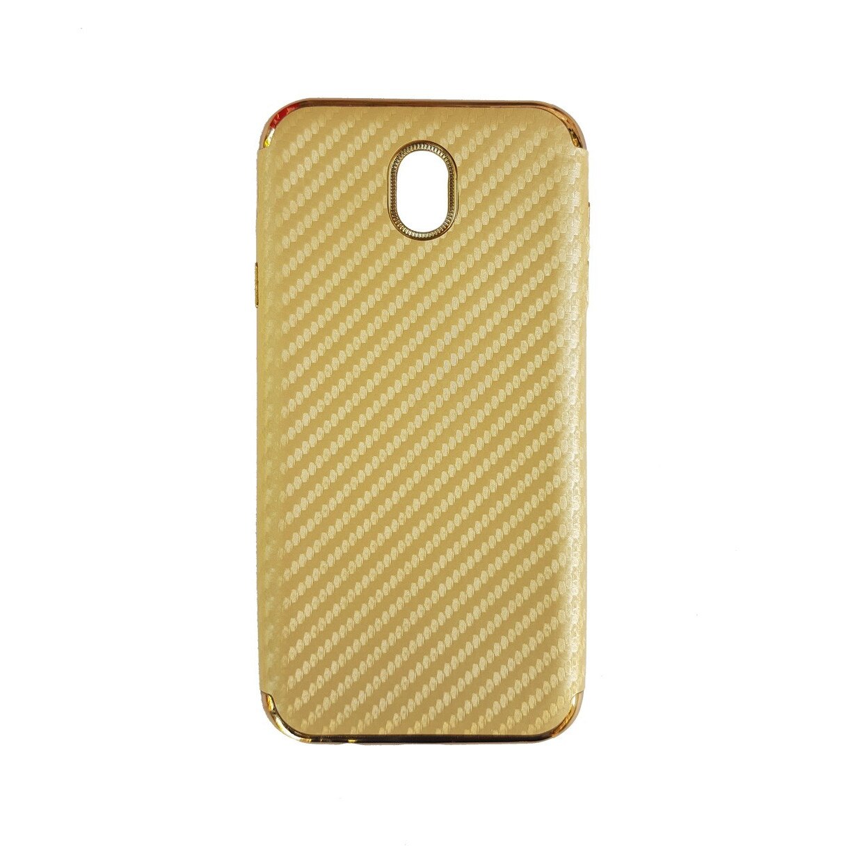Husa Samsung J7 (2017) Silicon Carbon, Gold