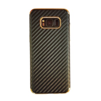 Husa Samsung S8 Silicon Carbon, Negru Husa Samsung S8 Silicon Carbon, Negru