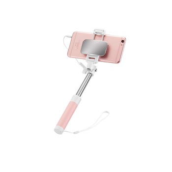 Selfie stick, Hoco, K2 Magic Miror, pink Selfie stick, Hoco, K2 Magic Miror, pink