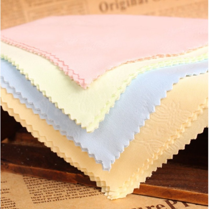 Laveta din microfibra, mix culori, 13x13cm, set