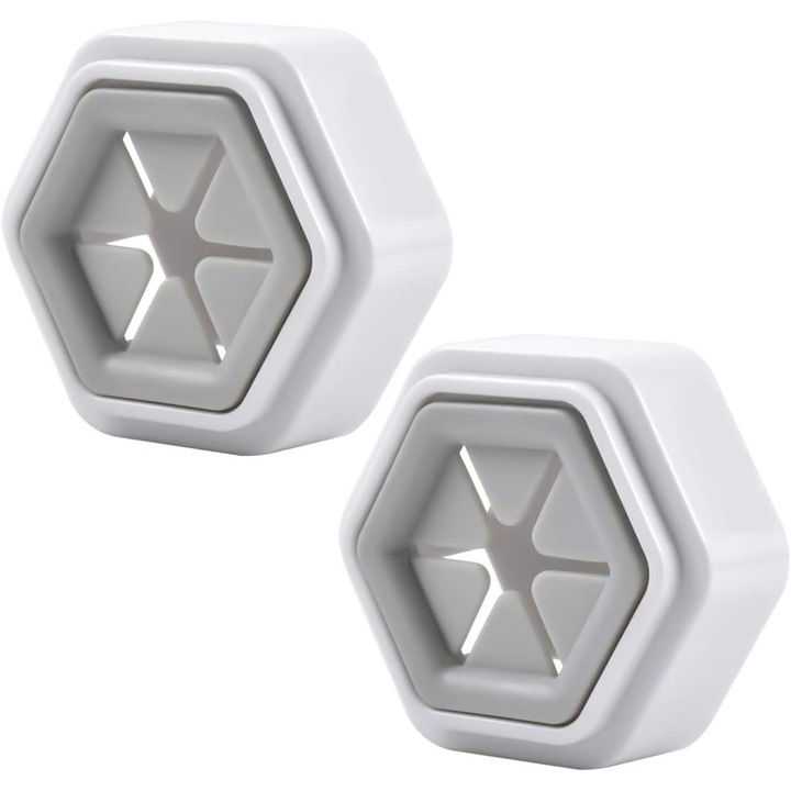 Комплект 2 държача за кърпи, Enforose, Бял